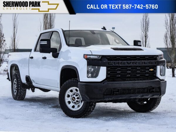 Used 2022 Chevrolet Silverado 3500HD Work Truck 6.6L 4WD 6-Speed Automatic Crew Cab Pickup on Sale Online at Sherwood Park Auto Credit