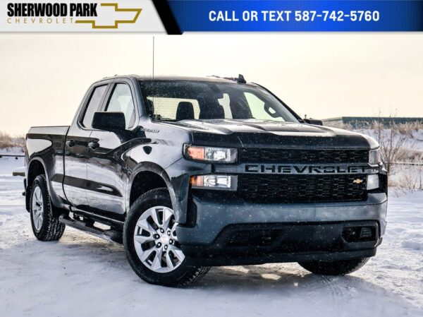 Used 2021 Chevrolet Silverado 1500 Custom 5.3L 4WD 6-Speed Automatic Extended Cab Pickup on Sale Online at Sherwood Park Auto Credit