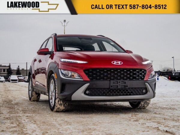 Used 2022 Hyundai Kona Preferred AWD 1-Speed CVT w/OD Sport Utility on Sale Online at Sherwood Park Auto Credit