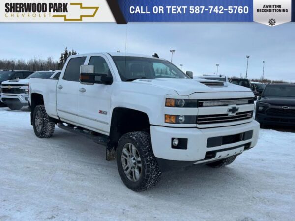 Used 2018 Chevrolet Silverado 2500HD LT Custom Sport Edition 6.6L Diesel 4WD 6-Speed Automatic Crew Cab Pickup on Sale Online at Sherwood Park Auto Credit