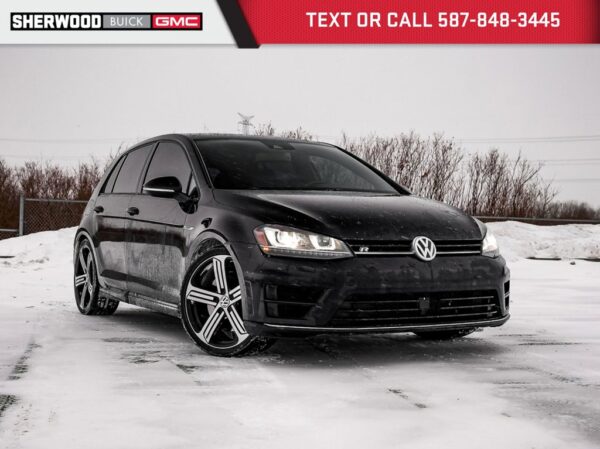 Used 2016 Volkswagen Golf R 2.0T DSG 4MOTION AWD 6-Speed Auto-Shift Manual w/OD Hatchback on Sale Online at Sherwood Park Auto Credit