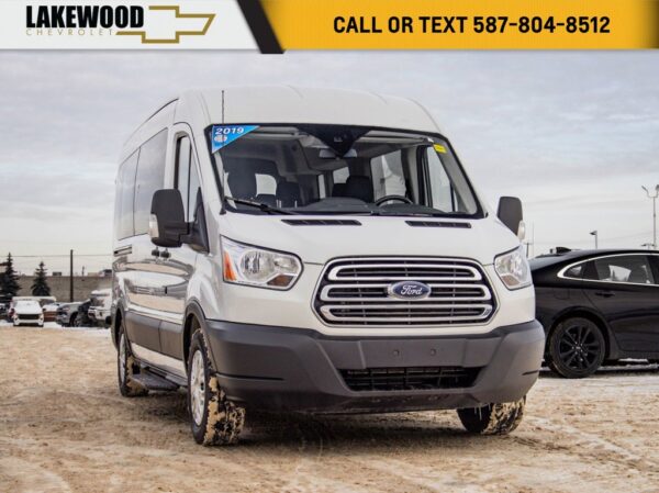 Used 2019 Ford Transit Passenger Wagon XLT Medium Roof 3.5T RWD 12 Passenger RWD 6-Speed Automatic w/OD Full-size Passenger Van on Sale Online at Sherwood Park Auto Credit