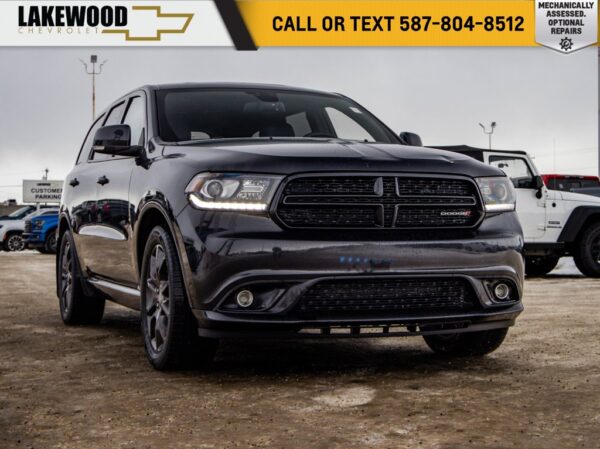 Used 2016 Dodge Durango R/T AWD 5.7L Hemi 7 Passenger AWD 8-Speed Automatic w/OD Sport Utility on Sale Online at Sherwood Park Auto Credit