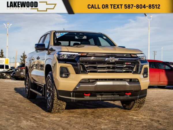 Used 2023 Chevrolet Colorado Z71 Technology 2.7T 4WD 8-Speed Automatic Crew Cab Pickup on Sale Online at Sherwood Park Auto Credit