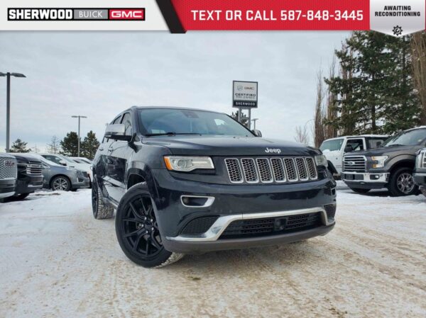 Used 2015 Jeep Grand Cherokee Summit 5.7L 4X4 4WD 8-Speed Automatic w/OD Sport Utility on Sale Online at Sherwood Park Auto Credit