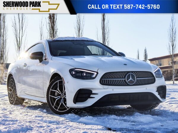 Used 2021 Mercedes-Benz E-Class E 450 4Matic 3.0L AWD 9-Speed Automatic w/OD 2dr Car on Sale Online at Sherwood Park Auto Credit