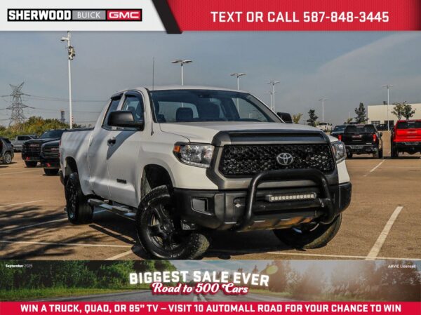 Used 2019 Toyota Tundra SR V8 4X4 4WD 6-Speed Automatic w/OD Double Cab Pickup on Sale Online at Sherwood Park Auto Credit