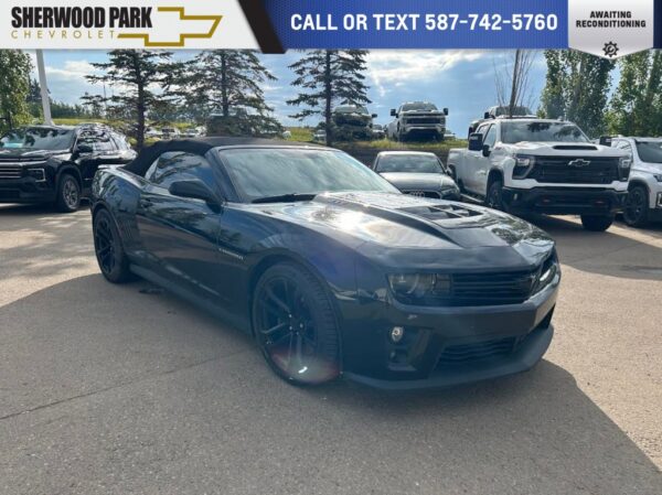 Used 2015 Chevrolet Camaro ZL1 Convertible 6.2L RWD Manual Convertible on Sale Online at Sherwood Park Auto Credit