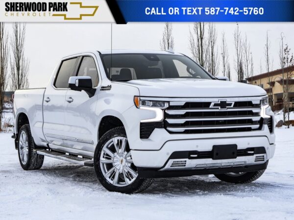 Used 2023 Chevrolet Silverado 1500 High Country 5.3L 4WD 10-Speed Automatic w/Paddle Shifters Crew Cab Pickup on Sale Online at Sherwood Park Auto Credit