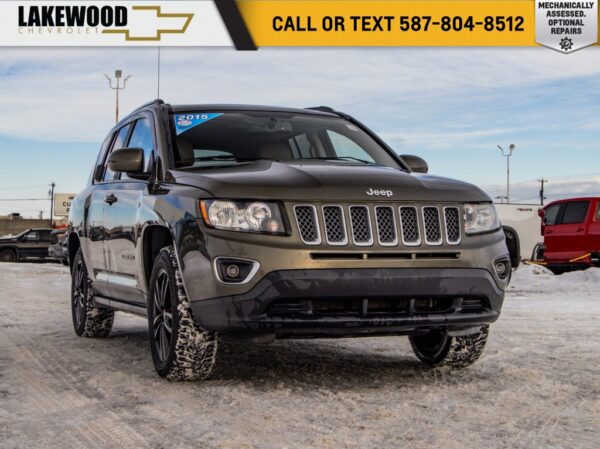 Used 2015 Jeep Compass Sport High Altitude AWD 2.4L 4WD 6-Speed Automatic w/OD Sport Utility on Sale Online at Sherwood Park Auto Credit