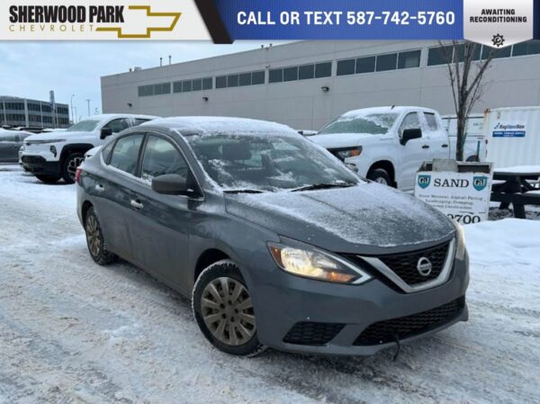 Used 2017 Nissan Sentra 1.8L S FWD 1-Speed CVT w/OD 4dr Car on Sale Online at Sherwood Park Auto Credit