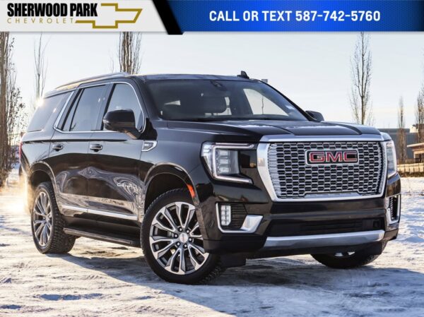 Used 2021 GMC Yukon Denali 6.2L 4WD 10-Speed Automatic Sport Utility on Sale Online at Sherwood Park Auto Credit