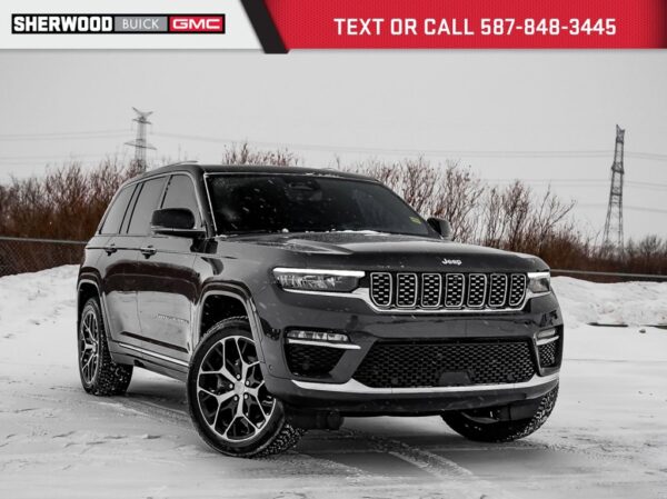 Used 2023 Jeep Grand Cherokee Summit Reserve 5.7L 4X4 4WD 8-Speed Automatic w/OD Sport Utility on Sale Online at Sherwood Park Auto Credit