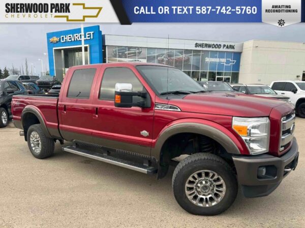 Used 2016 Ford Super Duty F-350 SRW King Ranch 6.7L | Tuned & Deleted 4WD 6-Speed Automatic w/OD Crew Cab Pickup on Sale Online at Sherwood Park Auto Credit