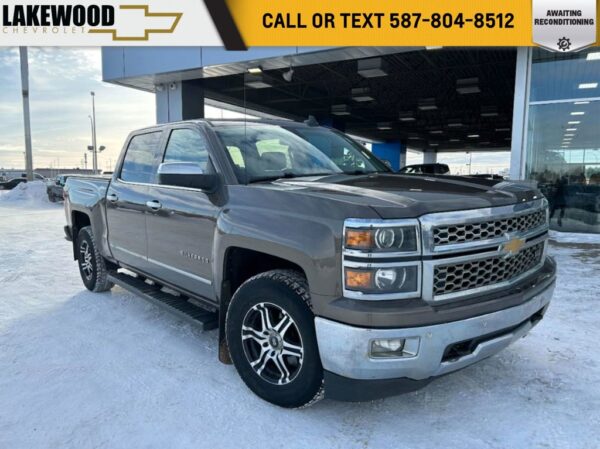 Used 2015 Chevrolet Silverado 1500 LTZ Plus 5.3L 4WD 6-Speed Automatic Crew Cab Pickup on Sale Online at Sherwood Park Auto Credit