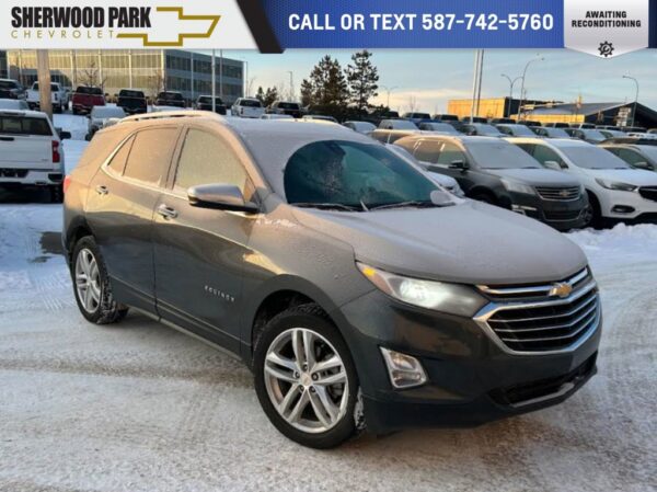 Used 2018 Chevrolet Equinox Premier 2.0L AWD 9-Speed Automatic Sport Utility on Sale Online at Sherwood Park Auto Credit