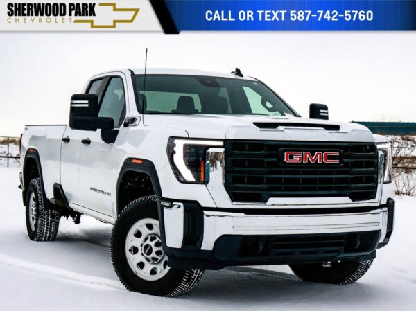 Used 2024 GMC Sierra 3500HD Pro 6.6L Gas 4WD 10-Speed Automatic Extended Cab Pickup on Sale Online at Sherwood Park Auto Credit