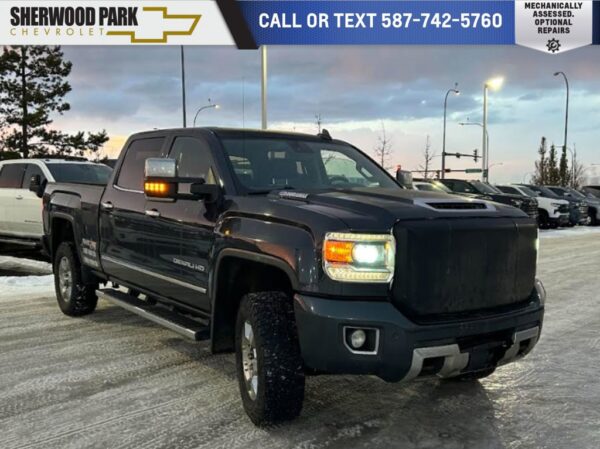 Used 2018 GMC Sierra 3500HD Denali 6.6L 4WD 6-Speed Automatic Crew Cab Pickup on Sale Online at Sherwood Park Auto Credit