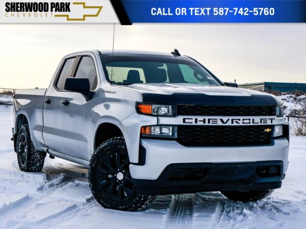 Used 2021 Chevrolet Silverado 1500 Custom 5.3L 4WD 6-Speed Automatic Extended Cab Pickup on Sale Online at Sherwood Park Auto Credit