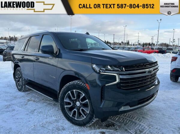 Used 2021 Chevrolet Tahoe LT 5.3L 7 Passenger 4WD 10-Speed Automatic Sport Utility on Sale Online at Sherwood Park Auto Credit