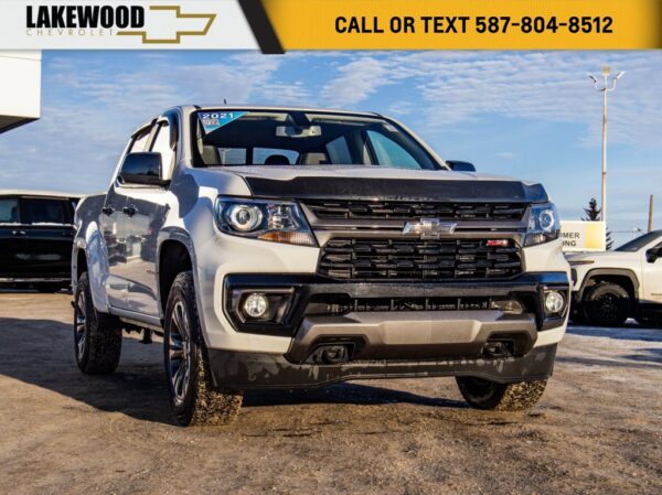 Used 2021 Chevrolet Colorado Z71 Leather 3.6L 4WD 8-Speed Automatic Crew Cab Pickup on Sale Online at Sherwood Park Auto Credit