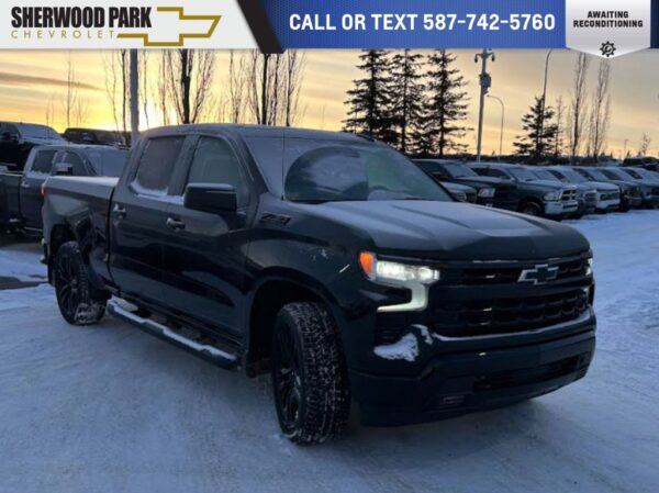 Used 2023 Chevrolet Silverado 1500 RST 5.3L 4WD 10-Speed Automatic Crew Cab Pickup on Sale Online at Sherwood Park Auto Credit